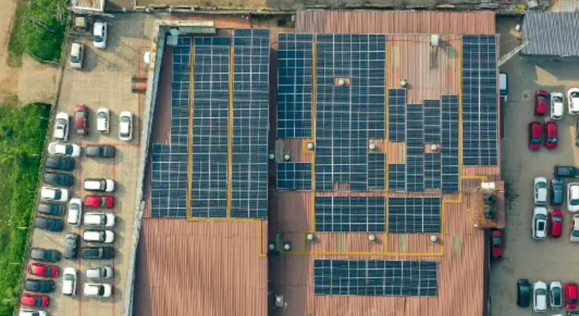 Solar installation at Popular Hyundai, Thrissur